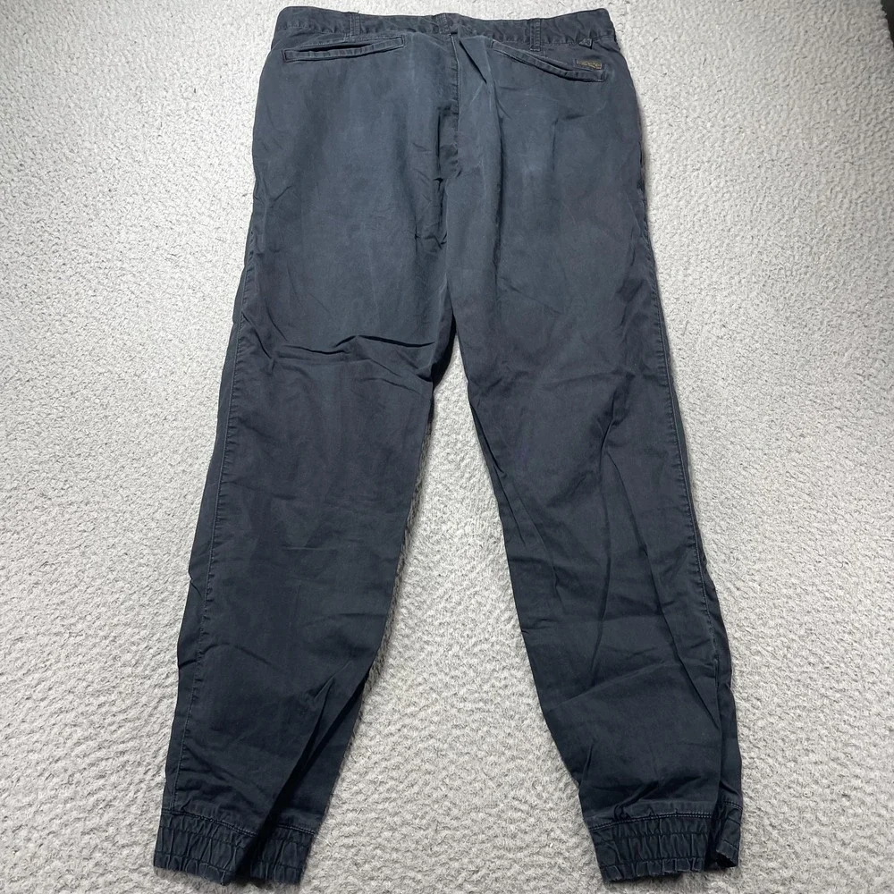 Polo Ralph Lauren Pants Mens 32x32 Black Chino Jogger Elastic Cuff Casual